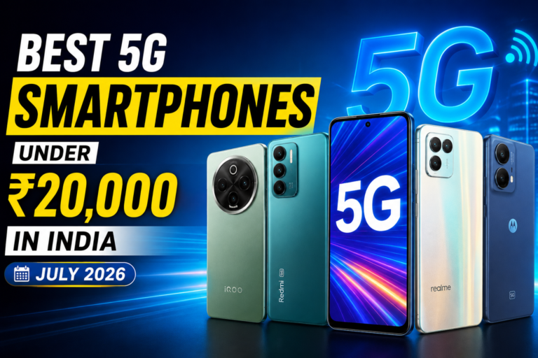 Best 5G Smartphones Under ₹20,000 in India (July 2026)