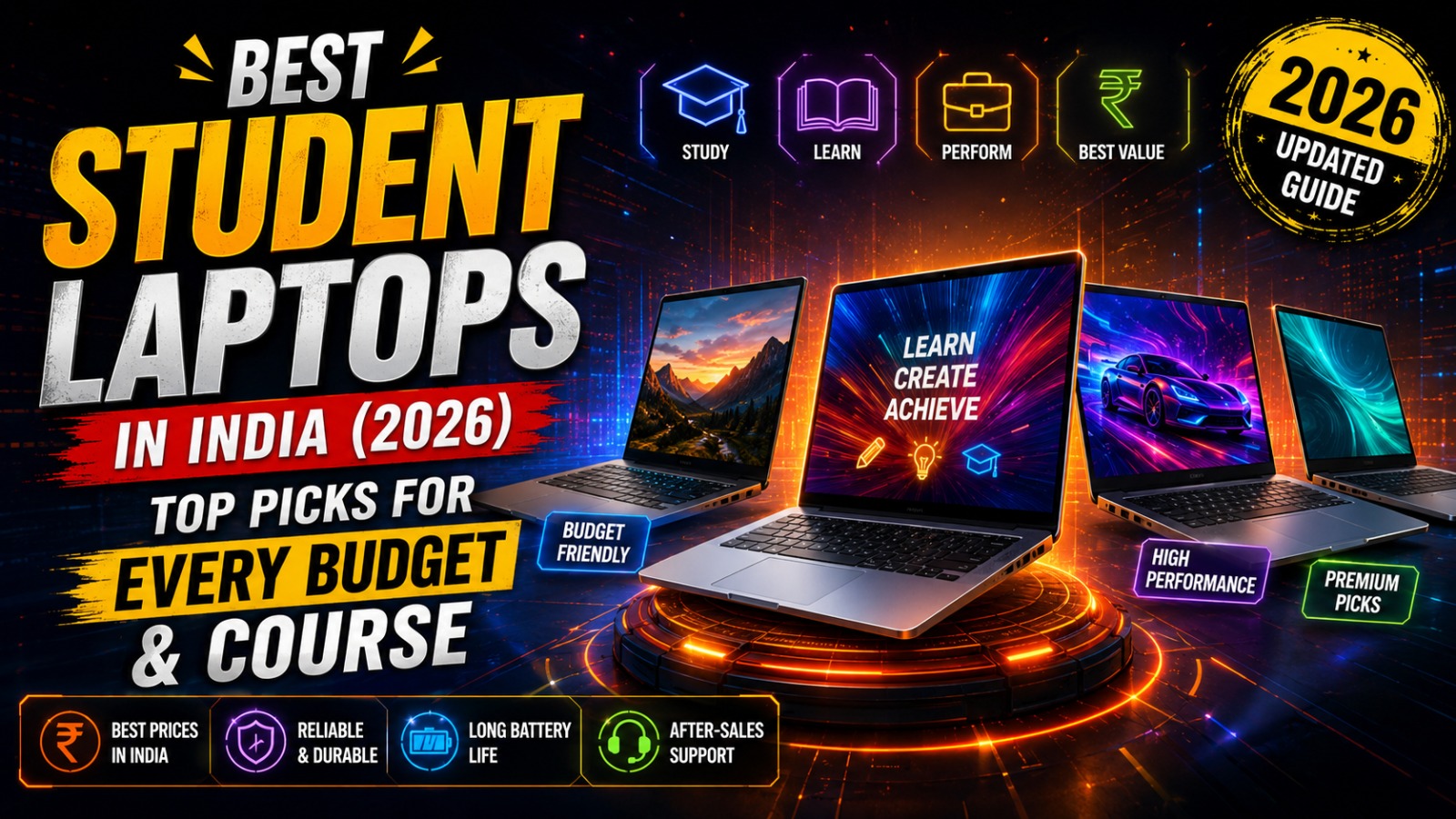 Best Student Laptops in India (2026)