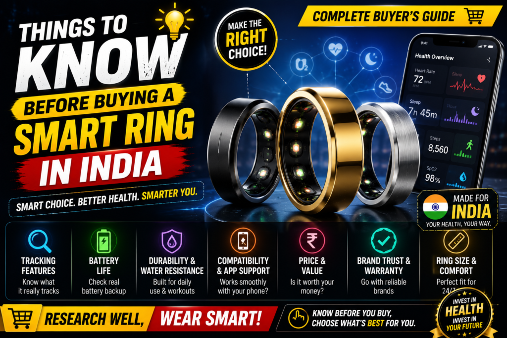 Things to know before buying a smart ring in India