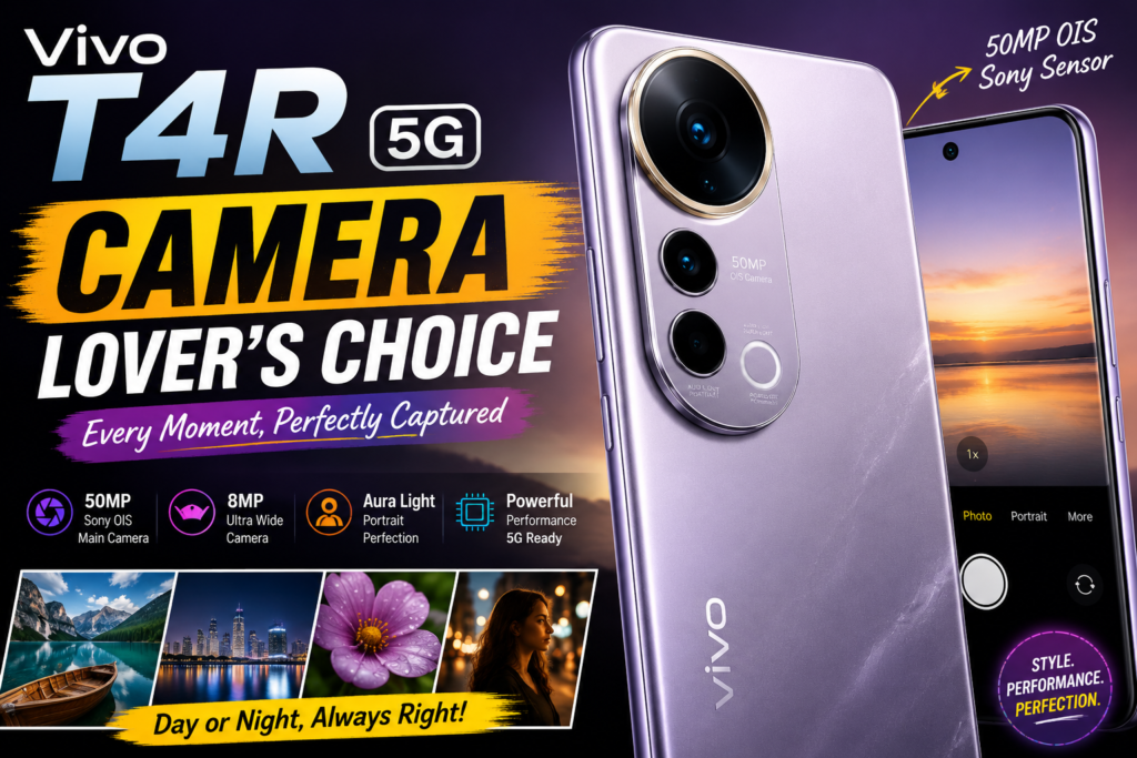 Vivo T4R 5G – Camera Lover's Choice