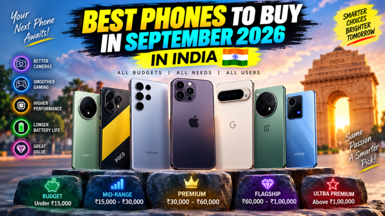 Best Phones to Buy in September in India
