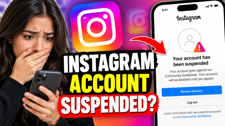 Why Instagram Account Suspended